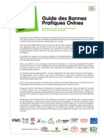 Guides Des Bonnes Pratiques Ovines