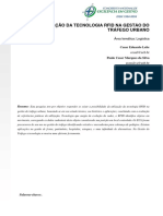 A Utilização Da Tecnologia RFID Na Gestão Do Tráfego Urbano