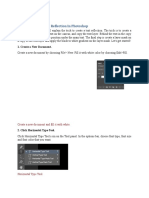 Photoshop Text Reflection Effect