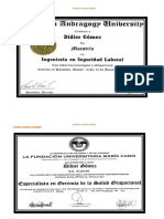 CERTIFICADOS