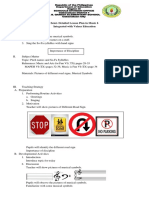 Semi-Detailed Lesson Plan in Music 6 Integrated With Values Education