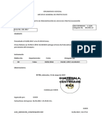 Comprobante Protocolización