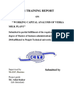 Report On Verka Working Capital MGTTT