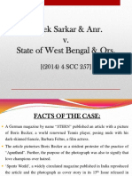 Aveek Sarkar & Anr. v. State of West Bengal & Ors