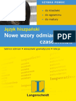 Nowe Wzory Odmian Czasowników Hiszpańskich