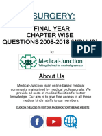 SURGERY 2018-2008 Regular+Supplementary Chapter Wise Question Papers WBUHS