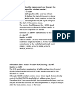 When Should A Master Assert and Deassert The HLOCK Signal For A Locked Transfer? Applies To: AHB