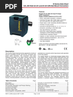 W Series Data Sheet 125, 250 Watt AC-DC and DC-DC DIN-Rail Mount Converters