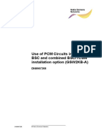 Use of PCM Circuits in S15 Flexi BSC and Combined BSC/TCSM Installation Option (GSW2KB-A)