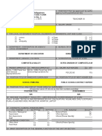 Republic of The Philippines Position Description Form DBM-CSC Form No. 1