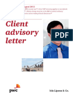 Client Advisory Letter August 2015