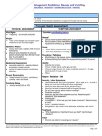 Definition(s) : Symptom Management Guidelines: Nausea and Vomiting