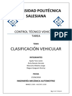 Clasificación Vehicular