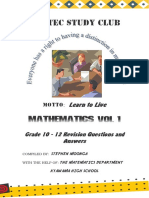 Maths Pamphlet Kyawama-1 PDF