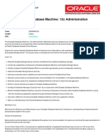 Exadata Database Machine 12c Administration Workshop Ed 2