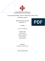 Tutoria Psicopatologia Infantil Anorexia Caso Informe