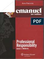 James E. Moliterno - Emanuel Law Outlines - Professional Responsibility (The Emanuel Law Outlines Series) - Aspen Publishers (2009)