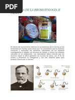 Historia de La Bromatologia