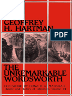 The Unremarkable Wordsworth - Geoffry Hartman PDF