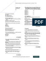 Intermediate Achievement Test 4 (Units 7-8) : Listening