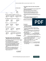 Speakout Midterm Test Intermediate 2 Edition