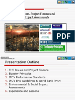 IFC EHS Guidelines, Project Finance and Environmental Impact Assessments PDF