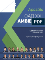 Apostila de Direito Ambiental - Oab - NOVA