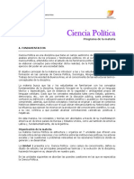 Programa Ciencia Politica