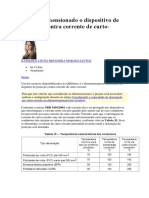 Como É Dimensionado o Dispositivo de Proteção Contra Corrente de Curto