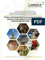 Política y Estrategia Plurinacional para La Gestión Integral y Sustentable de La Biodiversidad