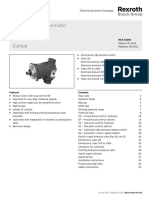 Axial Piston Variable Motor A6VM Series 63 Europe: Europe RE-E 91604/05.2016, Bosch Rexroth AG