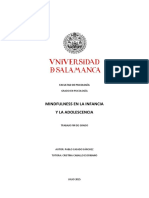 Mindfulness en La Educación Incial