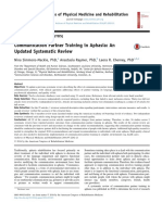 Communication Partner Training in Aphasia: An Updated Systematic Review