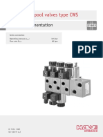 Directional Spool Valves Type CWS: Product Documentation