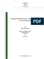 Review Paper - Hydrogen Embrittlement in Coated Steel Fasteners - Brahimi-2006