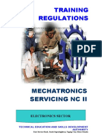 Training Regulations: Mechatronics Servicing NC Ii