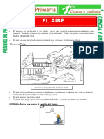 El Aire para Primero de Primaria