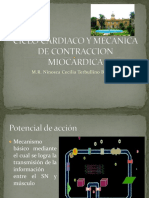 Ciclo Cardiaco y Mecanica de Contraccion Miocardica