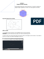 Activity 3 - Simple Isometric Drawing