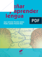 Enseñar y Aprender Lengua - Juan Antonio Vicente Mateu PDF