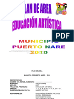 Plan de Area de Artistica - Municipio de Puerto