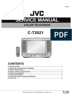 Service Manual: Color Television