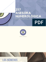 257 - Asesora Numerológica