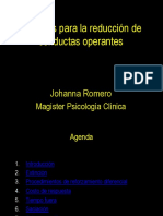 Tecnicas para Reduccion de Conductas INTERVENCION PDF