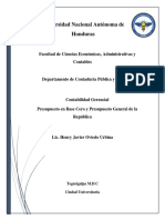 Presupuesto Base Cero y Presupuesto Público