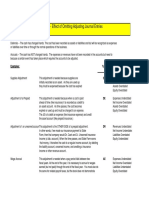 Chapter 3 - Effect of Omitting Adjusting Journal Entries: Examples: Type Effect of Not Making The Adjustment DE