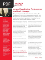 Avaya Visualization Performance and Fault Manager: Unified Management