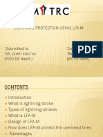 Lightning Protection Using Lfa-M