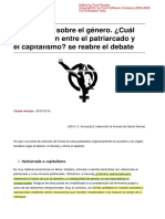 Relaciones Entre Patriarcado y Capitalismo