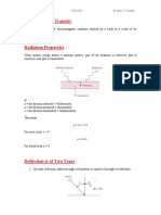 Radiation Heat Transfer